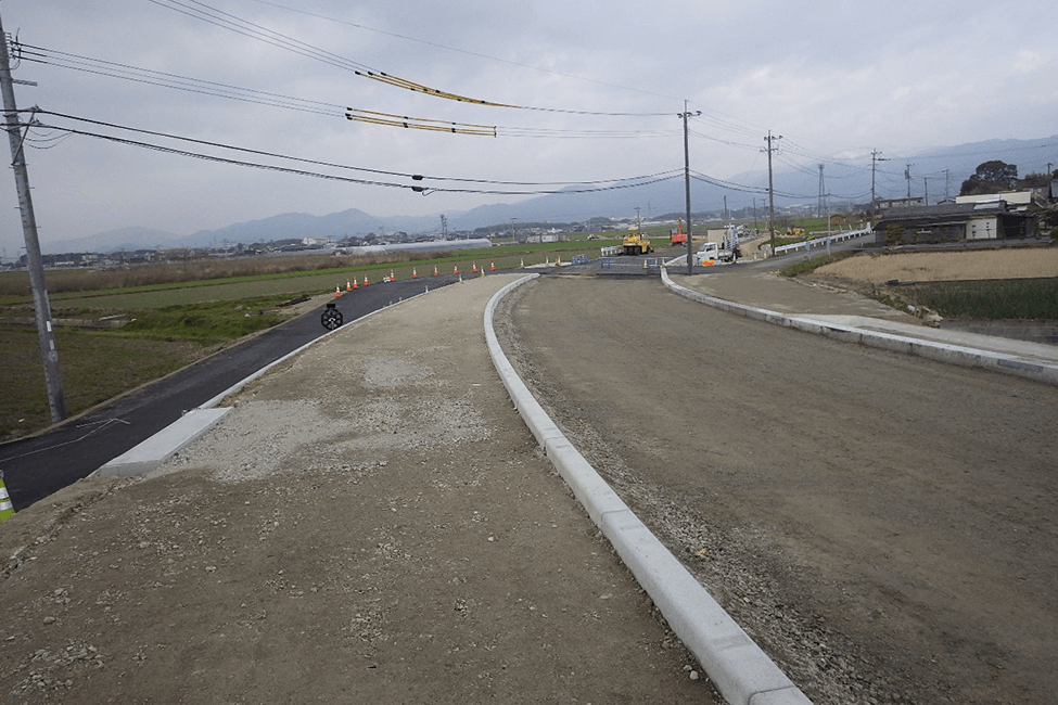 北茂安線道路工事