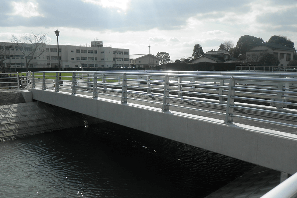 土井内線十九橋設置工事