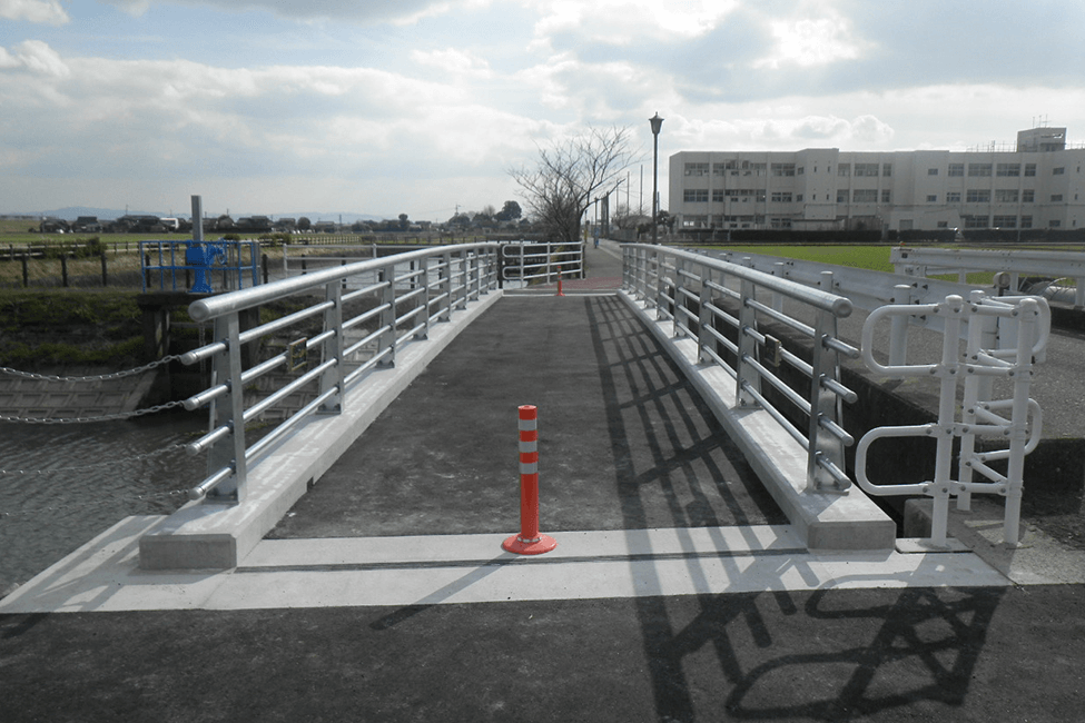 土井内線十九橋設置工事