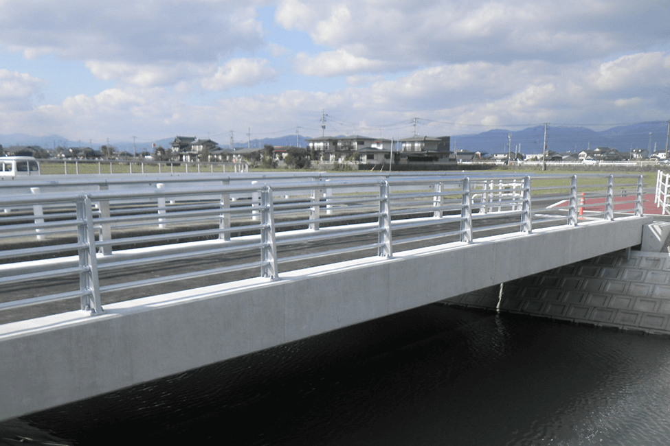 土井内線十九橋設置工事