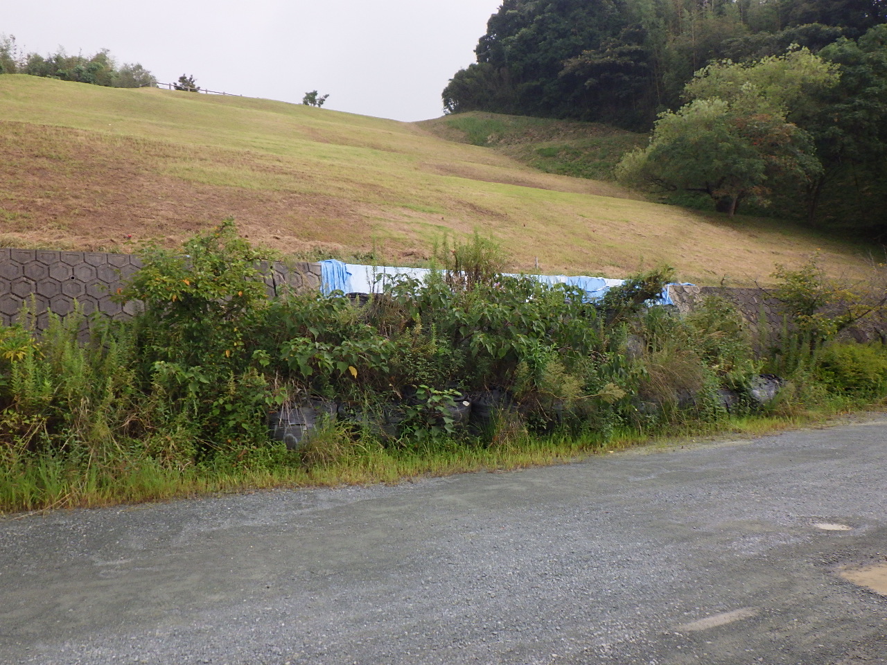 グリーンパーク香田法面崩壊対策工事