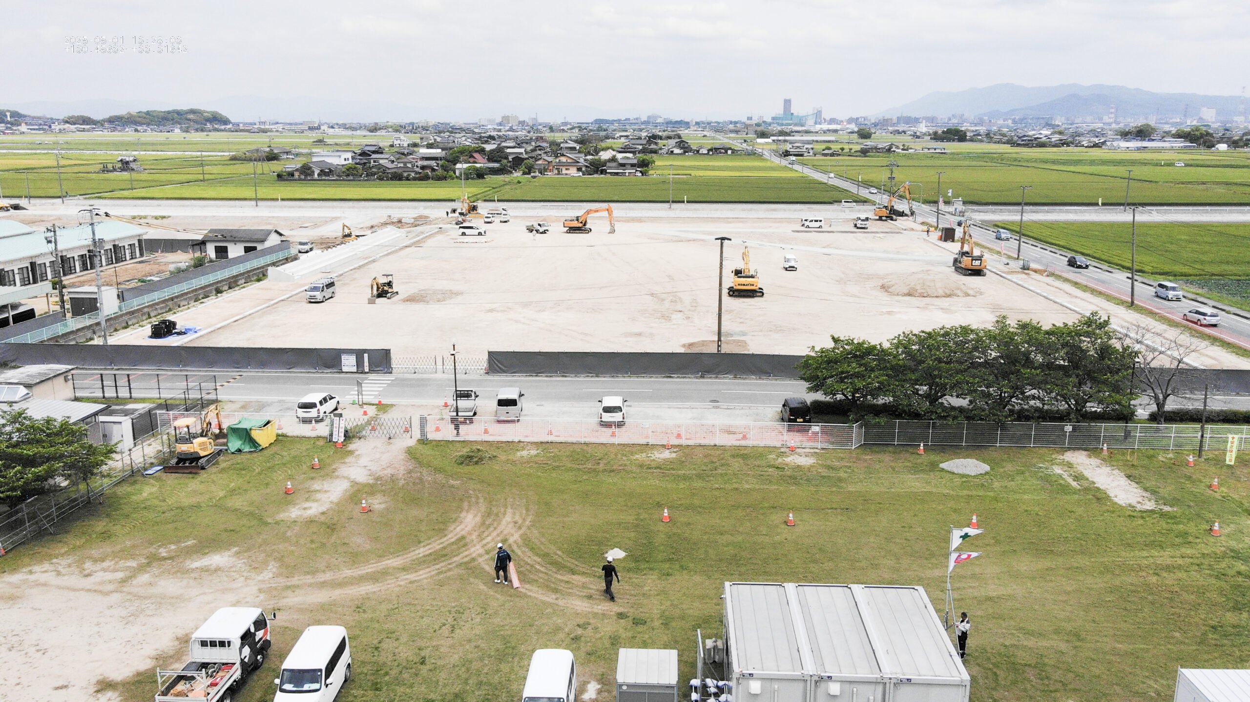 多目的人工芝グラウンド及び調整池整備工事