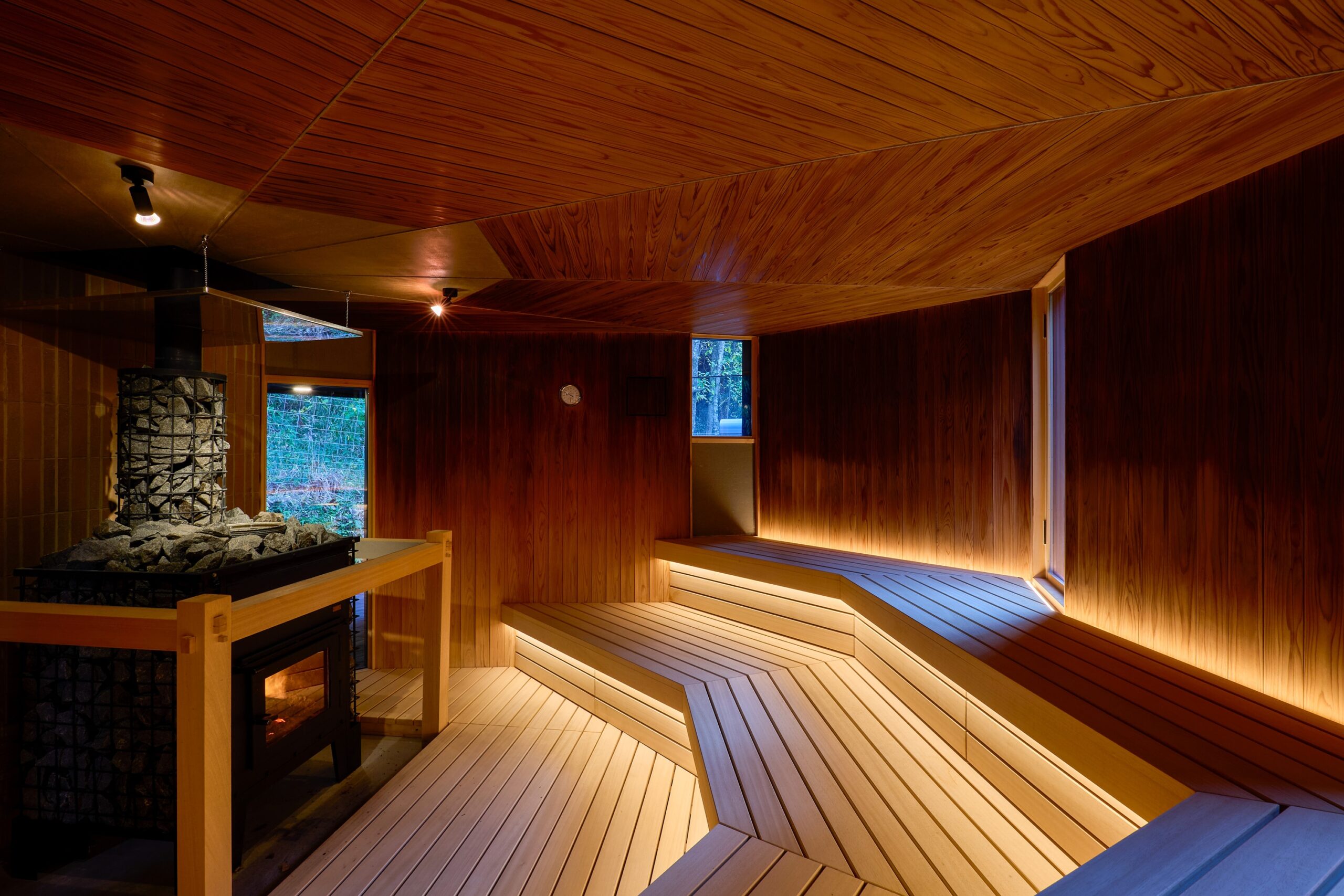 OND SAUNA サウナ室内