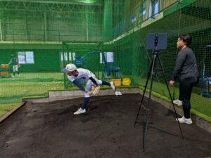 投球フォームチェック