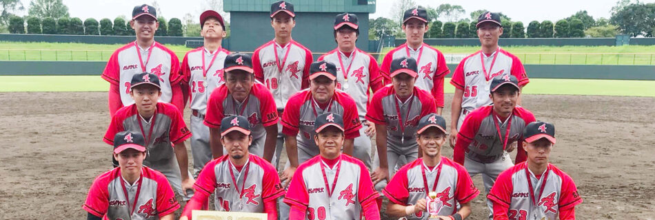 第56回佐賀県アマチュア野球王座決定戦大会-朝日I&Rクラブ武雄は準優勝でした。