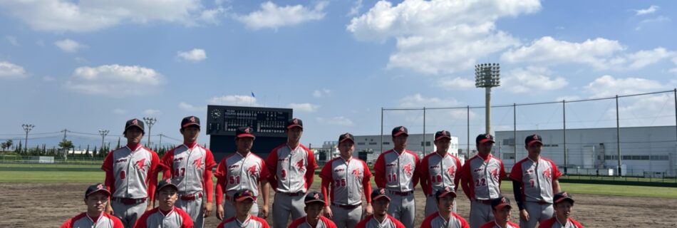 軟式野球チーム準優勝